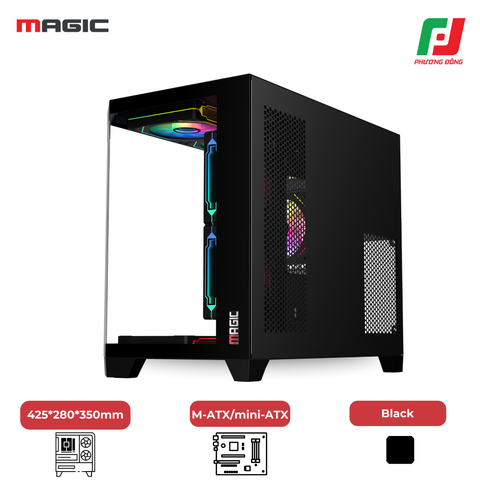  VỎ CASE MAGIC CUBI-M PRO (FULL M-ATX) 