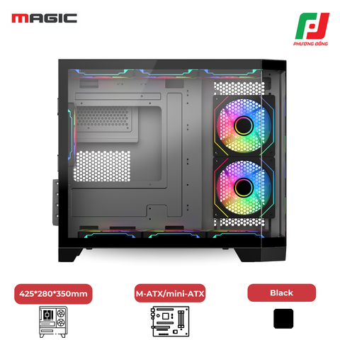  VỎ CASE MAGIC CUBI-M PRO (FULL M-ATX) 