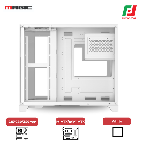  VỎ CASE MAGIC CUBI-M PRO (FULL M-ATX) 