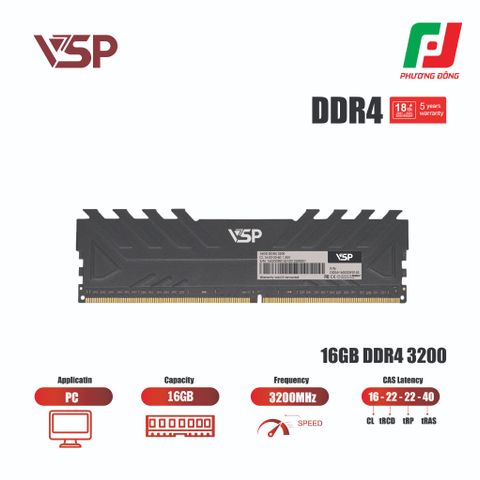  RAM PC VSP DDR4 16GB-3200MHz 