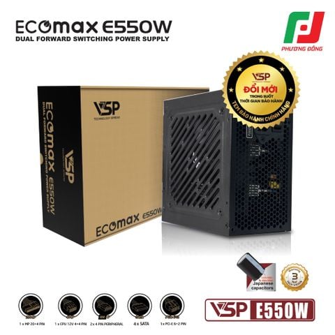  BỘ NGUỒN VSP ECOMAX E550W 