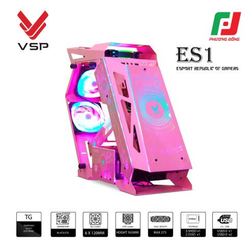  VỎ CASE MÁY TÍNH VSP ESPORT REPUBLIC OF GAMERS ES 1 