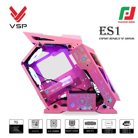  VỎ CASE MÁY TÍNH VSP ESPORT REPUBLIC OF GAMERS ES 1 