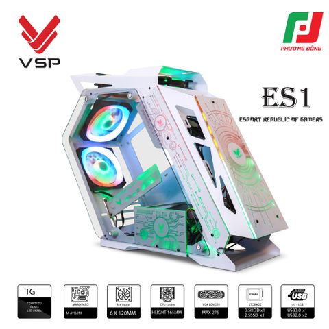  VỎ CASE MÁY TÍNH VSP ESPORT REPUBLIC OF GAMERS ES 1 
