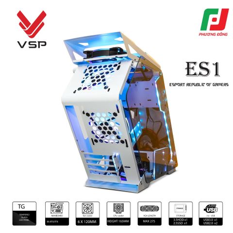  VỎ CASE MÁY TÍNH VSP ESPORT REPUBLIC OF GAMERS ES 1 