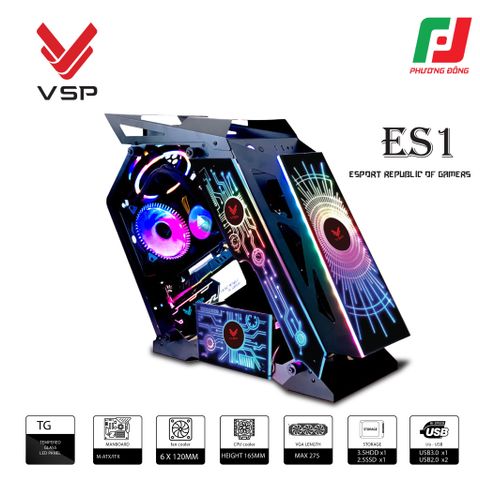  VỎ CASE MÁY TÍNH VSP ESPORT REPUBLIC OF GAMERS ES 1 