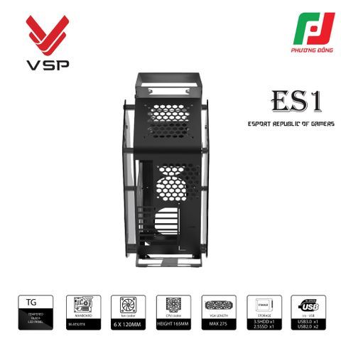  VỎ CASE MÁY TÍNH VSP ESPORT REPUBLIC OF GAMERS ES 1 