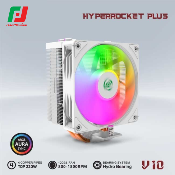 Tản Nhiệt Khí CPU VSP V10 (4 Ống Đồng / Socket Đa Năng / LED ARGB) 