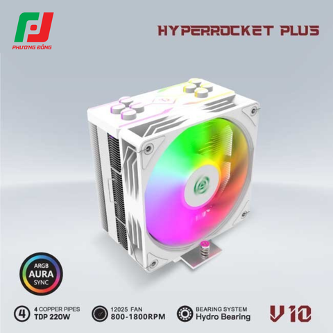 Tản Nhiệt Khí CPU VSP V10 (4 Ống Đồng / Socket Đa Năng / LED ARGB) 