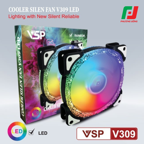  Quạt Tản Nhiệt Case VSP V309 (120MM) 