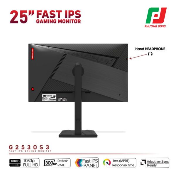  MÀN HÌNH VSP GAMING G2530S3 (25INCH/ FAST IPS/ FHD/ 300HZ/ 1MS/ FREESYNC/ ADAPTIVE-SYNC) 