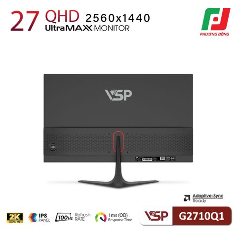  MÀN HÌNH VSP G2710Q1 - 27 INCH - 2K - IPS - 100HZ - FreeSynC 