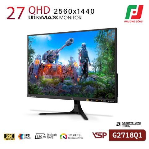  MÀN HÌNH VSP G2718Q1 180HZ/ 27INCH/ 2K/ IPS 