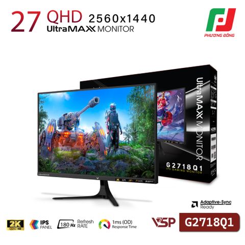  MÀN HÌNH VSP G2718Q1 180HZ/ 27INCH/ 2K/ IPS 
