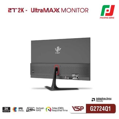  MÀN HÌNH GAMING VSP G2724Q1 (27 INCH/ IPS/ QHD/ 240HZ/ 1MS OD) 