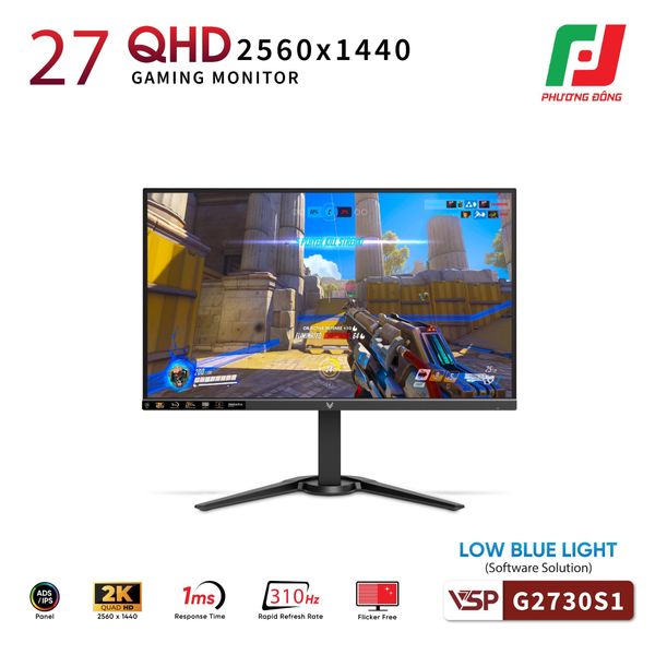  MÀN HIFH VSP G2730QS1 (27 INCH| 2K| IPS| ELED| 1.07 TỶ MÀU| 310HZ| 1MS) 