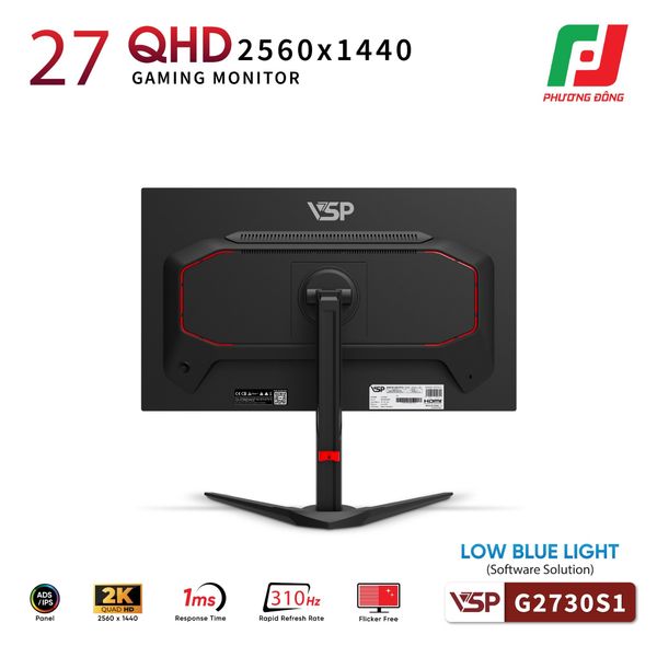  MÀN HIFH VSP G2730QS1 (27 INCH| 2K| IPS| ELED| 1.07 TỶ MÀU| 310HZ| 1MS) 