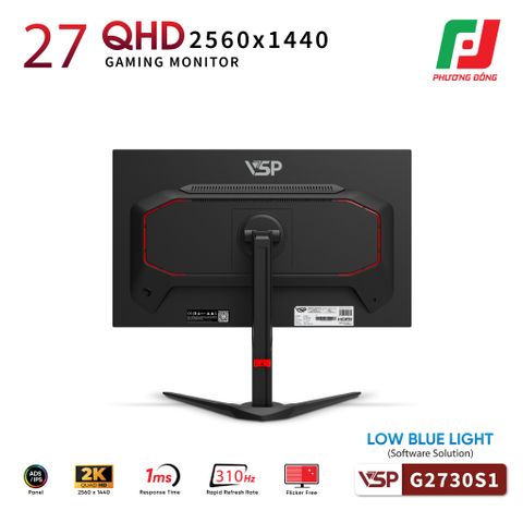 MÀN HIFH VSP G2730QS1 (27 INCH| 2K| IPS| ELED| 1.07 TỶ MÀU| 310HZ| 1MS) 