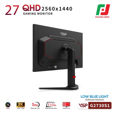  MÀN HIFH VSP G2730QS1 (27 INCH| 2K| IPS| ELED| 1.07 TỶ MÀU| 310HZ| 1MS) 