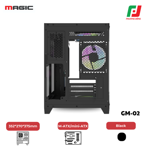  CASE MAGIC GM-02 CURVED (M-ATX) 