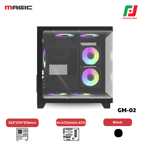  CASE MAGIC GM-02 CURVED (M-ATX) 