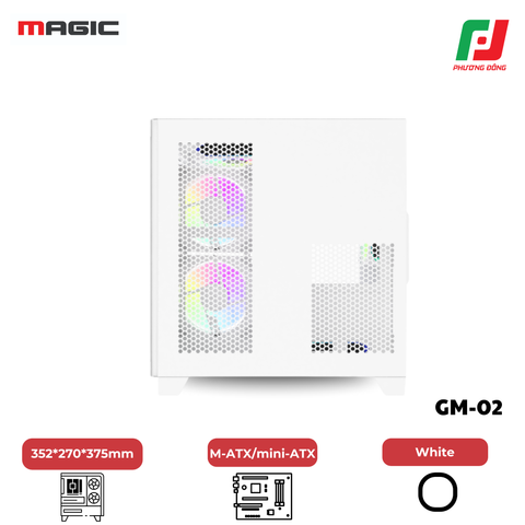  CASE MAGIC GM-02 CURVED (M-ATX) 
