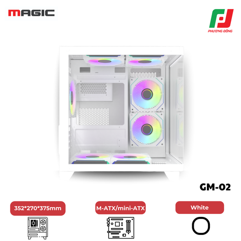  CASE MAGIC GM-02 CURVED (M-ATX) 