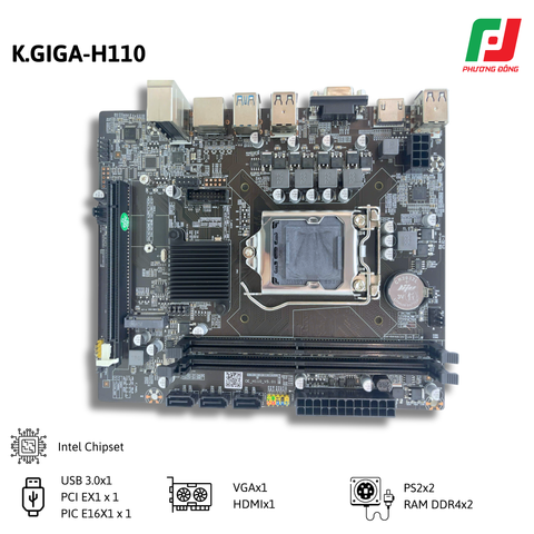  MAINBOARD K.GIGA H110 (OE) LLA1151 