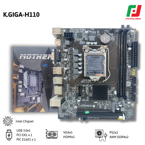  MAINBOARD K.GIGA H110 (OE) LLA1151 