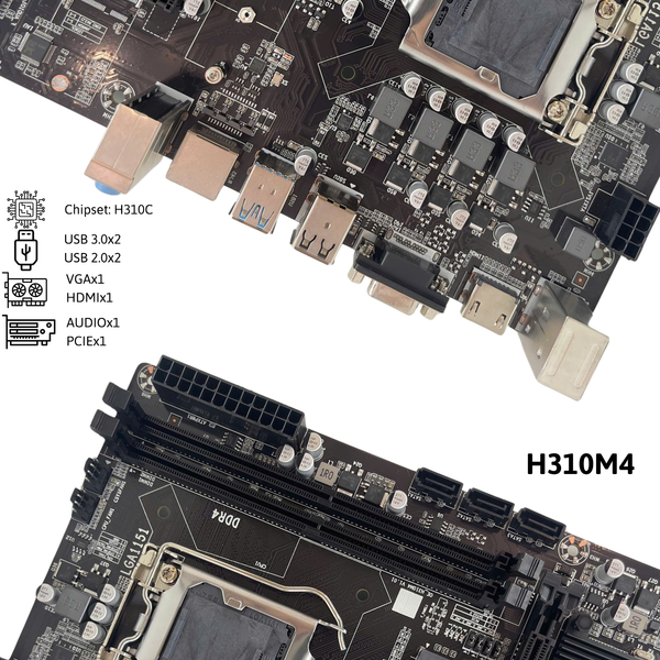  MAINBOARD H310M4 K.GIGA 
