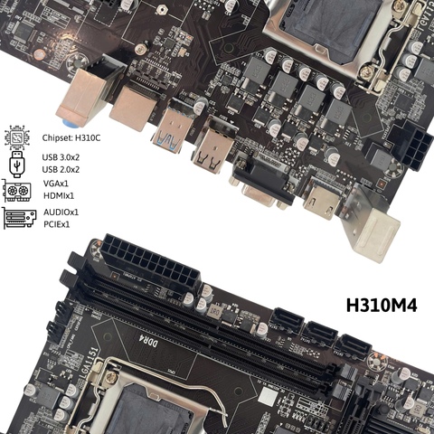  MAINBOARD H310M4 K.GIGA 