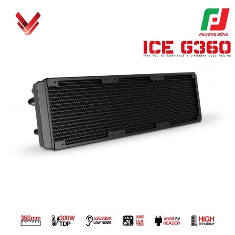 TẢN NHIỆT NƯỚC AIO VSP ICE G360 WHITE/ BLACK 