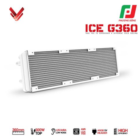  TẢN NHIỆT NƯỚC AIO VSP ICE G360 WHITE/ BLACK 