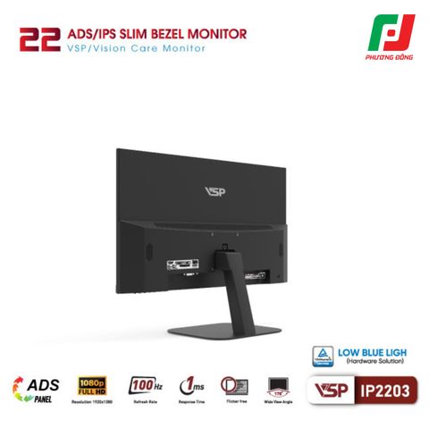  MÀN HÌNH PHẲNG VSP IP2203 (21.5 INCH/ ADS/IPS/ FHD/ 100HZ/ 1MS) 