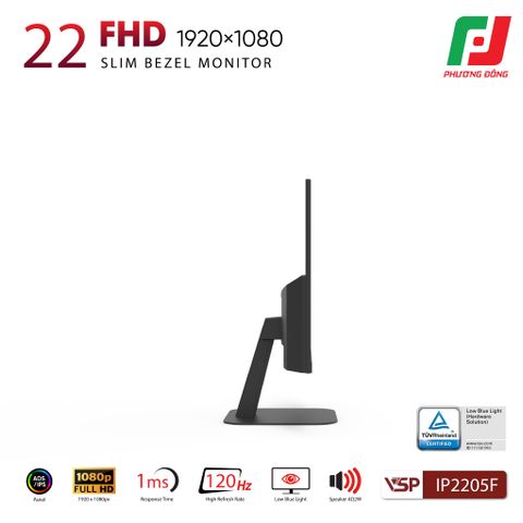  MÀN HÌNH VSP IP2205F (21.45INCH/ IPS/ FHD/ 120HZ/1MS) 