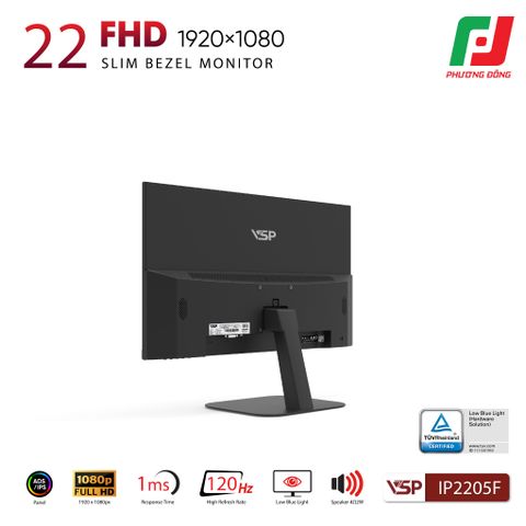  MÀN HÌNH VSP IP2205F (21.45INCH/ IPS/ FHD/ 120HZ/1MS) 