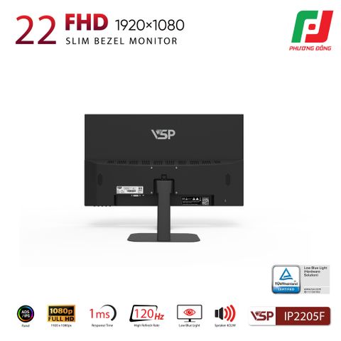  MÀN HÌNH VSP IP2205F (21.45INCH/ IPS/ FHD/ 120HZ/1MS) 