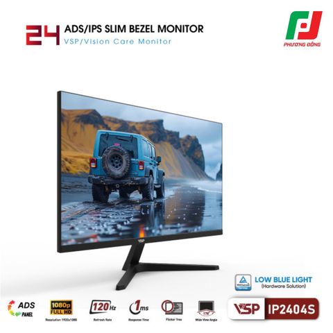  MÀN HÌNH PHẲNG IP2404S (23.8INCH/ ADS/IPS/ FHD/ 120HZ/ 1MS) 