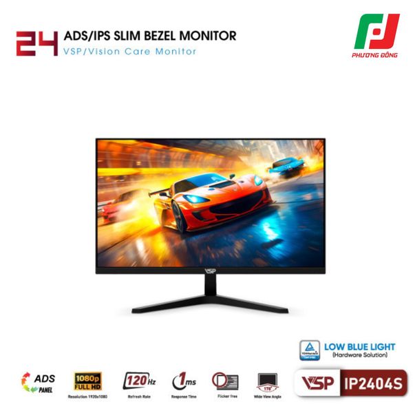  MÀN HÌNH PHẲNG IP2404S (23.8INCH/ ADS/IPS/ FHD/ 120HZ/ 1MS) 