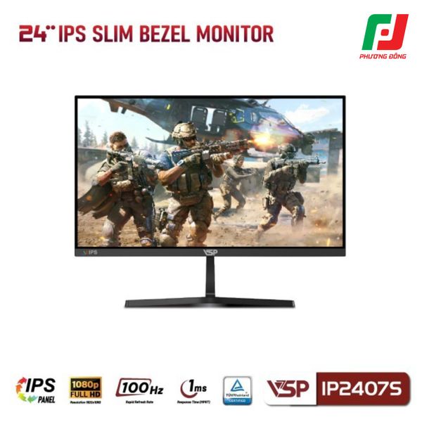  MÀN HÌNH VSP IP2407S (24INCH/IPS/FHD/100HZ/1MS/FREESYNC) 