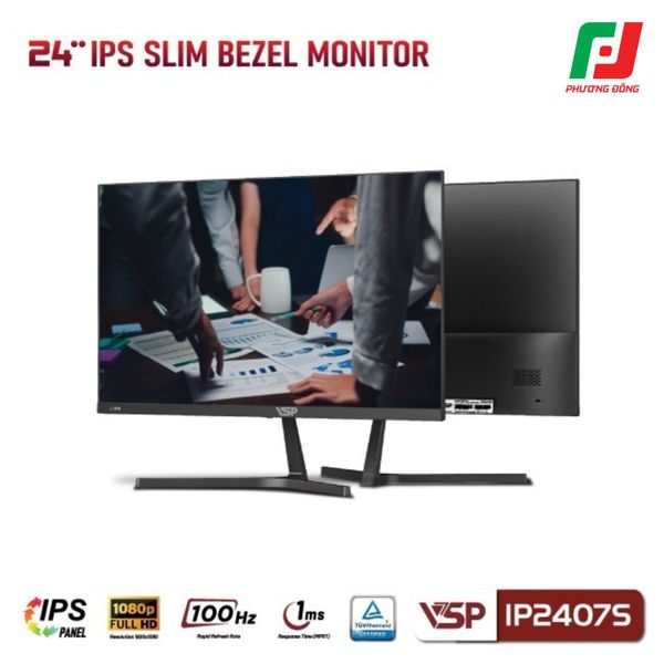  MÀN HÌNH VSP IP2407S (24INCH/IPS/FHD/100HZ/1MS/FREESYNC) 