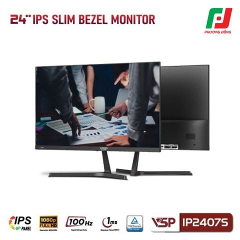  MÀN HÌNH VSP IP2407S (24INCH/IPS/FHD/100HZ/1MS/FREESYNC) 