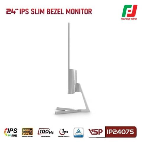  MÀN HÌNH VSP IP2407S (24INCH/IPS/FHD/100HZ/1MS/FREESYNC) 
