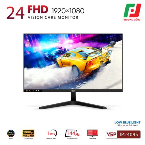  MÀN HÌNH VSP IP2409S (23.8INCH/ 144HZ/ IPS/ FHD/ 1MS) 