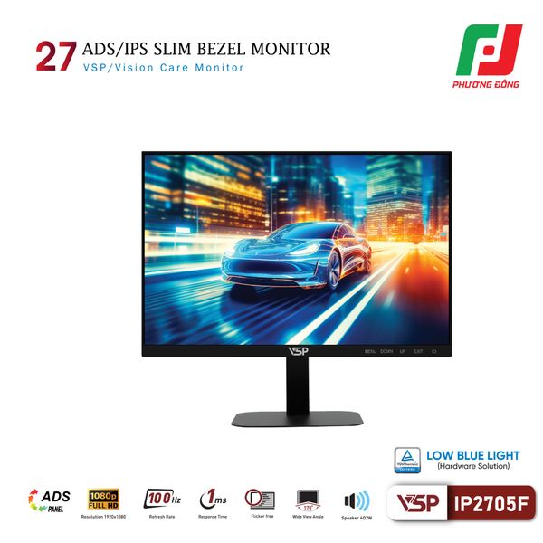  MÀN HÌNH VĂN PHÒNG VSP IP2705F (27INCH/IPS/FHD/100HZ/1MS) 