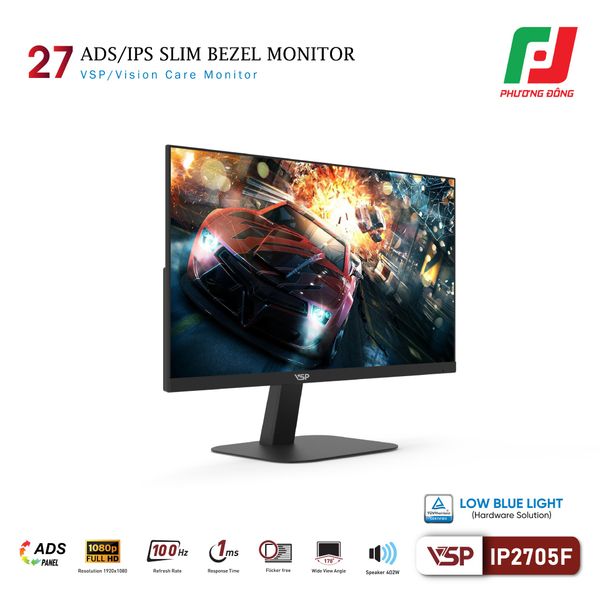  MÀN HÌNH VĂN PHÒNG VSP IP2705F (27INCH/IPS/FHD/100HZ/1MS) 
