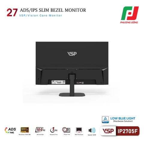  MÀN HÌNH VĂN PHÒNG VSP IP2705F (27INCH/IPS/FHD/100HZ/1MS) 