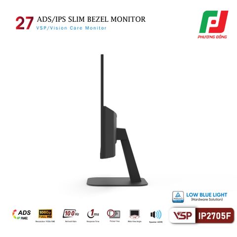  MÀN HÌNH VĂN PHÒNG VSP IP2705F (27INCH/IPS/FHD/100HZ/1MS) 