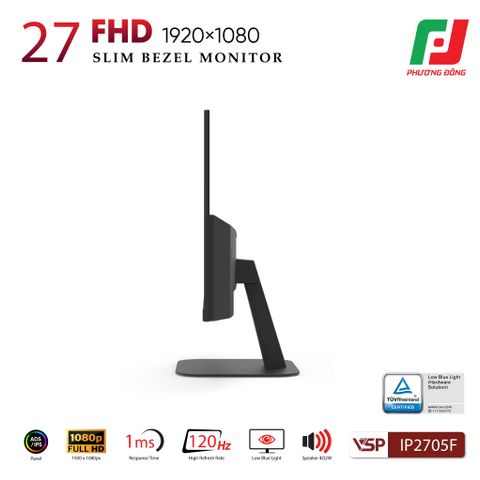  MÀN HÌNH VSP IP2705F (27INCH/ FHD/IPS/ ELED/ 120HZ/ 1MS/ LOA) VER 2025 