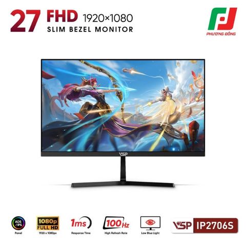  MÀN HÌNH VSP IP2706S 27 INCH IPS 100HZ - 1MS 
